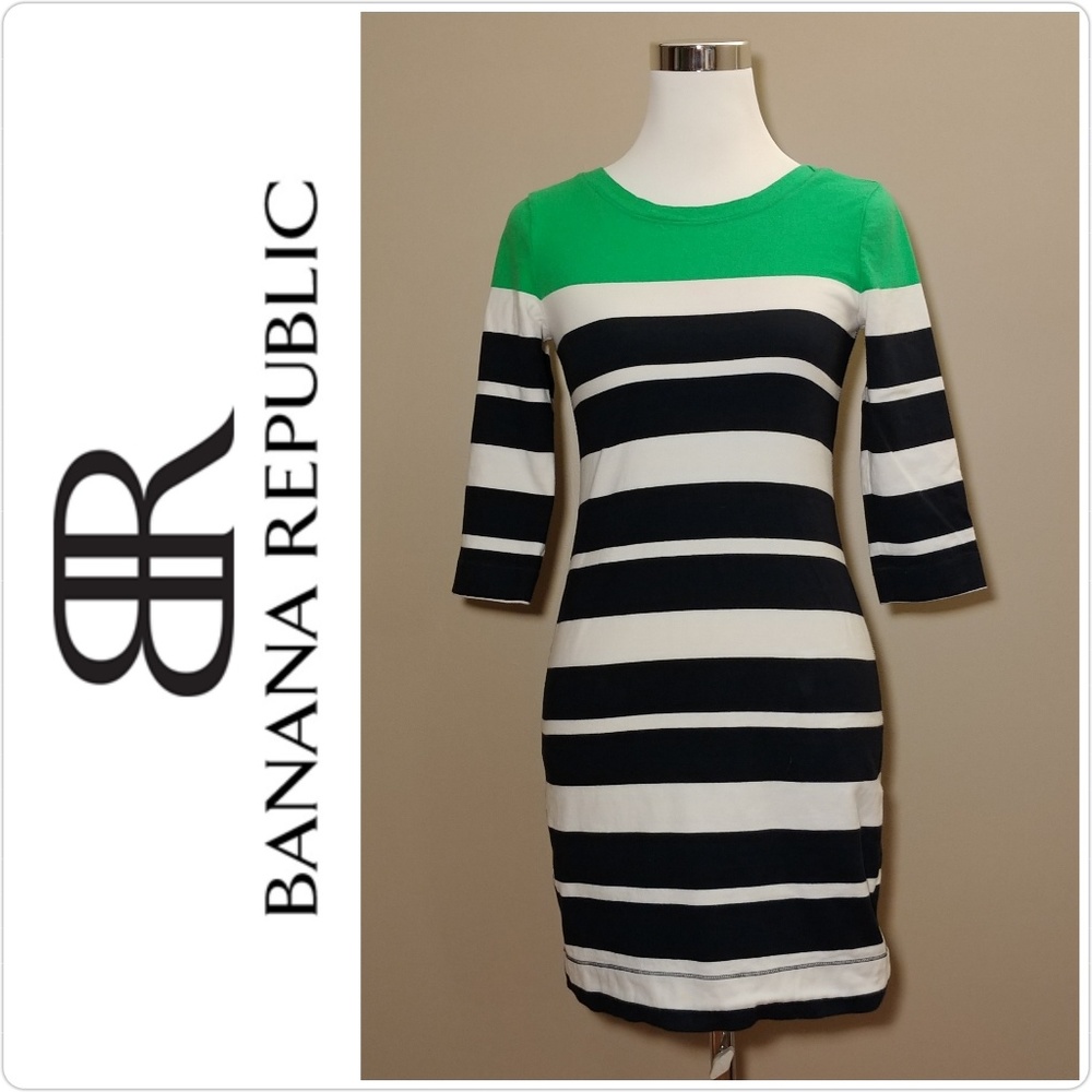 $7 Banana Republic Striped Shirt Dress